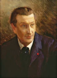Retrato de Francois Coppee (1842-1908)